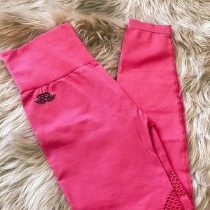 Hot pink athletic leggings